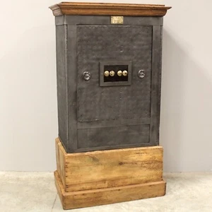 Ancien Coffre-fort SAFE STRONGBOX TRESOR CAJA CASSAFORTE - Imagen 1 de 14