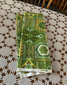 NOS Vintage 1976 Riverdale Material MOD Print MCM Colors 86” x 49.5” - Picture 1 of 8