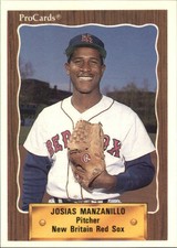 1990 New Britain Red Sox ProCards #1315 Josias Manzanillo