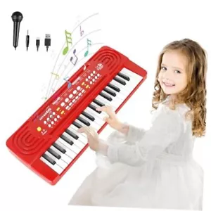 Kids Toy Piano Keyboard for Kids Music Toys for 3+ Year Old Electronic Red - Picture 1 of 7