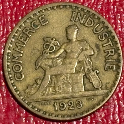 MUY BONITA MONEDA DE 2 FRANCOS DE FRANCIA DE 1923 - MAYO383 Foto 1 de 2