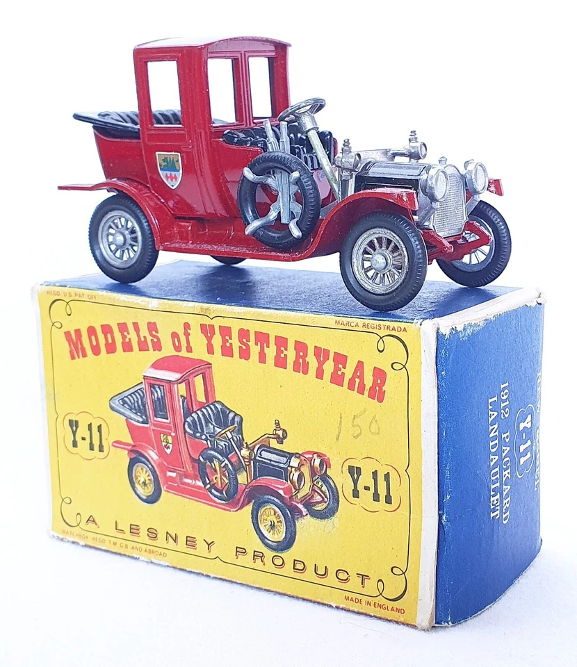 Matchbox Lesney Models of Yesteryear 1912 PACKARD LANDAULET Y-11 MIB`56 - Image 1 of 4