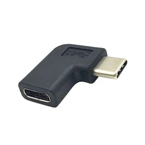 SuperSpeed USB Type C Male to Female Right Angle Adapter Connector Extender - Picture 1 of 2