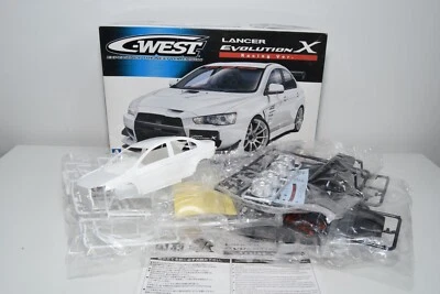 B68 1:24 AOSHIMA KIT MITSUBISHI LANCE EVOLUTION EVO X RACING VER. MIB SIGILLATO - Immagine 1 di 4