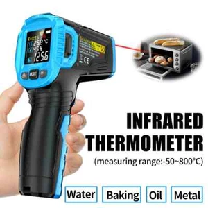 Handheld Digital Infrared Thermometer Non-Contact Laser Temperature Meter Gun - Picture 1 of 27