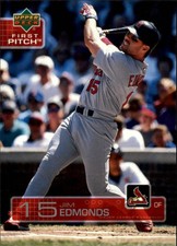 2003 (CARDINALS) Upper Deck First Pitch #158 Jim Edmonds