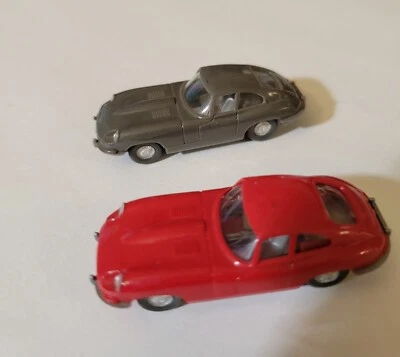 1980s Wiking 2xx Jaguar E Type made in Germany HO scale Lot Of 2 Cars - Image 1 of 4