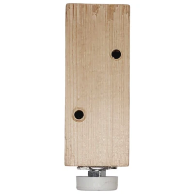 Hafele 637.12.283 底座调节配件,M8 螺纹,100 毫米木质安装块 — 第 1/4 张图片