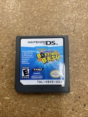 SpongeBob's Boating Bash Nintendo DS 2DS 3DS Cartridge Only Authentic - Image 1 of 2