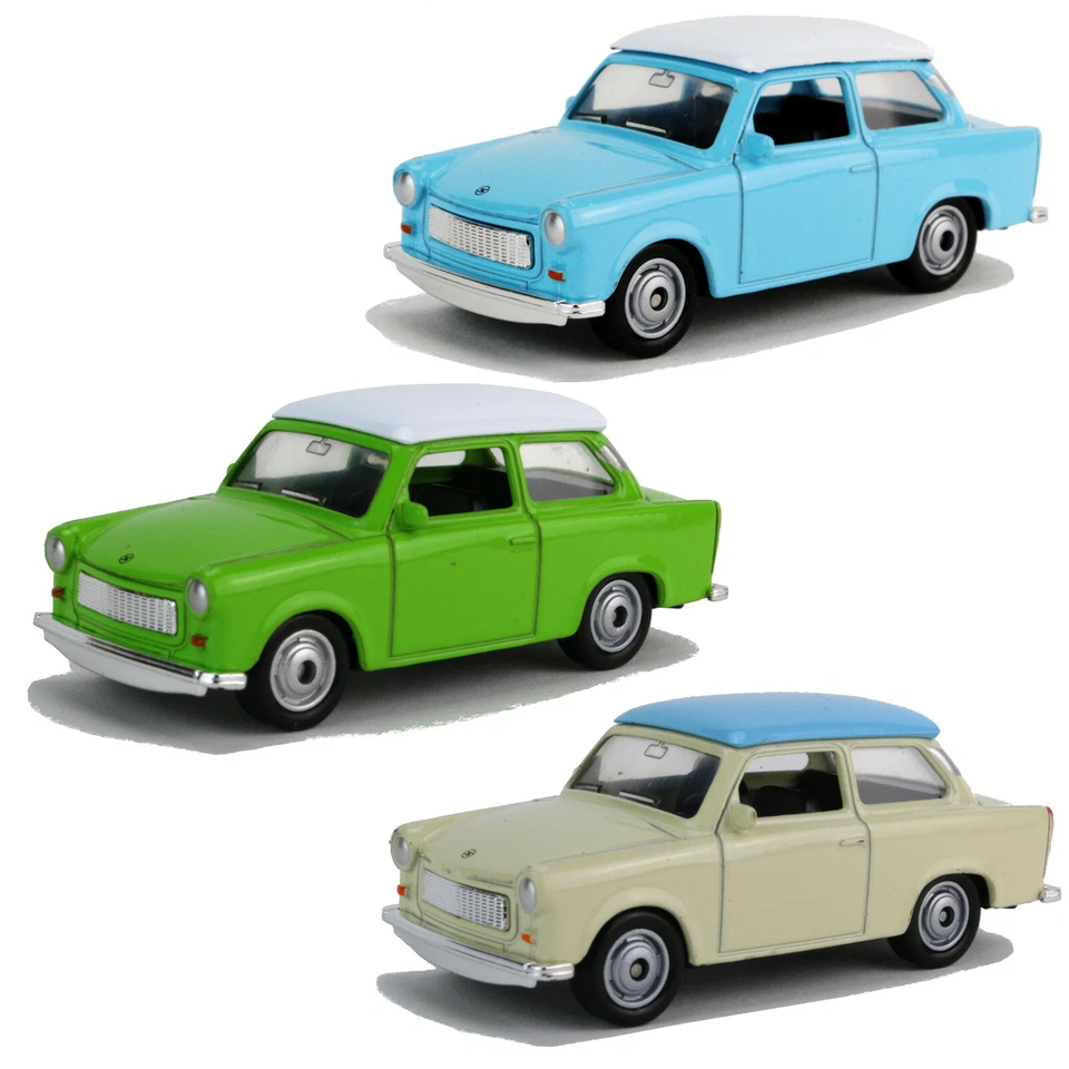 Trabant 601 Modellauto P601 Trabi Modell 7cm Modell Auto Spielzeug Trabbi klein - Bild 1 von 4