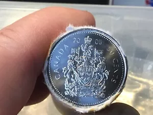 Medio dólar canadiense 2005 50 centavos sin circular unc 50C del rollo original - Imagen 1 de 2