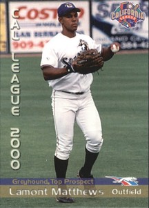 2000 California League Prospects Grandstand #17 Lamont Matthews - NM-MT