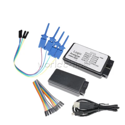 IIC SPI LHT00SU1 24MHz USB Logic Analyzer & Connection line Test Clamp Clip Kit - Image 1 of 3