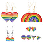 Damenanzug 6 Paar Pride-Ohrringe Regenbogen-Schmuck