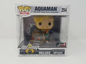 Funko Pop Aquaman Jim Lee DC Collection Deluxe Game Stop Exclusive #254 - Picture 1 of 10