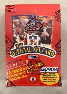 1989 PRO SET FOOTBALL THE OFFICIAL NFL CARD FAN KIT SERIES 2 BOX BBCE WRAPPED A - Picture 1 of 6
