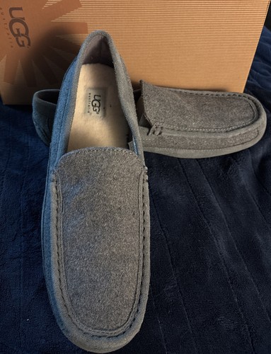 Mocassino UGG uomo ontano slip on scamosciato 1004539 taglia US 11 grigio