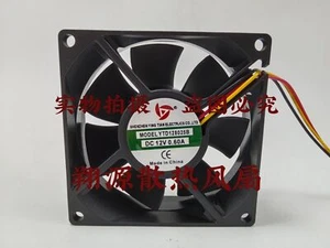 1pcs Ventilatore YING TIAN YTD128025B DC12V 0,60A 8025 8CM 3 fili ventola di raffreddamento - Foto 1 di 1