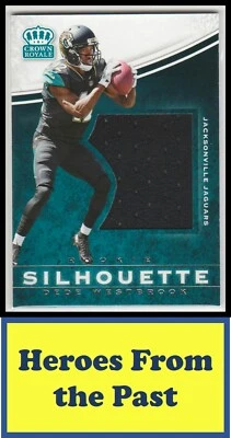 2017 Panini Preferred - Jumbo Rookie Silhouette Jerseys #15 Dede Westbrook 066-C - Image 1 of 2