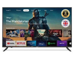 CELLO 55 INCH 4K SMART ANDROID TV WiFi GOOGLE ASSISTANT & FREEVIEW PLAY 4 HDMI - Picture 1 of 10
