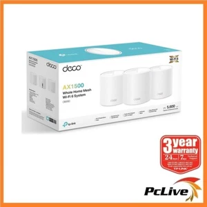 TP-Link Deco X1500 3 Pack AX1500 Whole Home Mesh Wi-Fi 6 System Gigabit Router - Picture 1 of 9