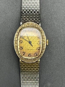 Vintage Damenuhr goldfarben Timex Electric, NICHT GETESTET, WIE BESEHEN - Bild 1 von 9