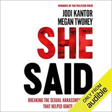 Audiobook She Said by Jodi Kantor, Megan Twohey