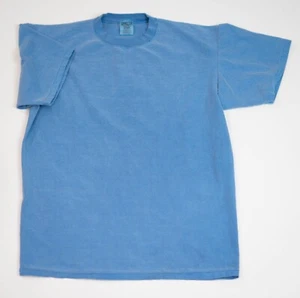 Camisa en blanco Oneita vintage años 90 para hombre talla XL camiseta azul puntada única color desgaste LEER - Imagen 1 de 15