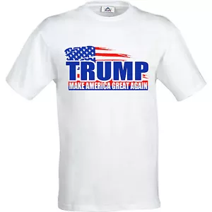 Donald TRUMP for President T-Shirt Republican MAKE AMERICA GREAT AGAIN CAMPAIGN - Picture 1 of 1