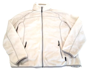 Gander Guida Alpina Serie Polartec Bianco Pile Full Zip Donna XL - Foto 1 di 12