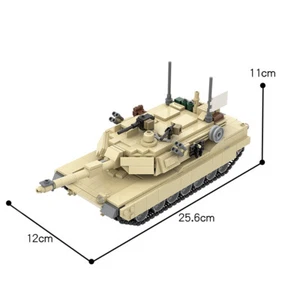 ZITIANYOUBUILD A Minifig-scale Model Tank with Full Interior 972 Building Set - Picture 1 of 4