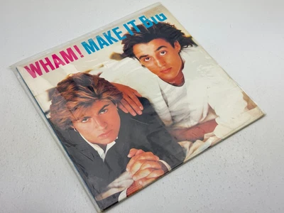 Vintage 1984 WHAM Make It Big Wake Me Up Before You Go Go 33 Record LP Vinyl Foto 1 de 4