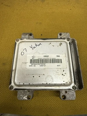 2007 GMC Yukon 5.3L V8 A/T Engine Computer Control Module Unit ECM 12597121 OEM - Image 1 of 3