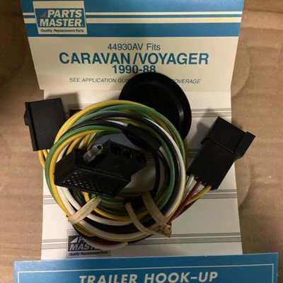 Kit de cableado de remolque maestro de piezas Dodge Caravan 1988-1990 - Plymouth Voyager Foto 1 de 4