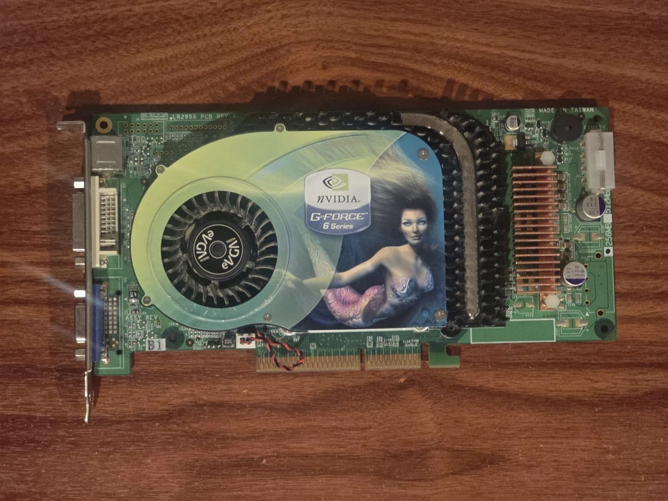 EVGA Nvidia GeForce 6800 GT AGP 256MB (Not Working) - Image 1 of 3