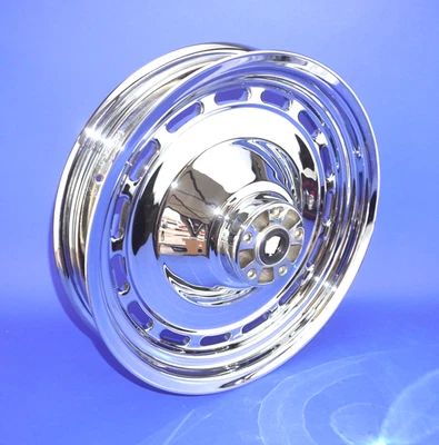 RUEDA TRASERA HARLEY 1988-1999 SPORTSTER RANURADA 16X3 CROMADA - VENTA DIRECTA Foto 1 de 4