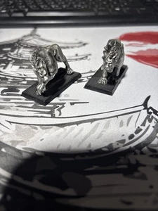 2x Saber Tooth Tiger Ogre Hunter Ogre Kingdoms Warhammer Fantasy metal unbemalt - Bild 1 von 3