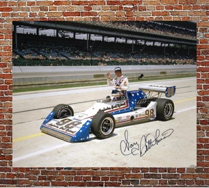 1977 Evel Knievel Indy 500 Race Car Photo Gary Bettenhausen 11X14 Reprint Signed - Picture 1 of 7