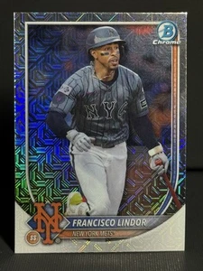 Francisco Lindor 2025 Bowman Mega Mojo Refractor #86 New York Mets - Picture 1 of 2