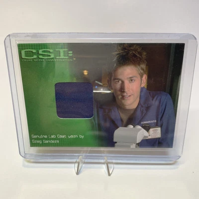 2003 CSI S1 Costume #CSI-C5 Eric Szmanda as Greg Sanders Strictly Ink Relic Card - Image 1 of 2