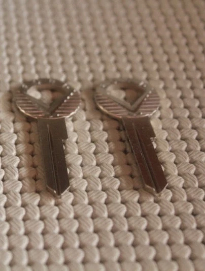 Thunderbird Fairlane Galaxie Vintage Ford Spare Uncut Key Blanks Round Secondary - Image 1 of 1