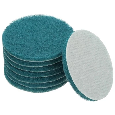 4" Power Scrub Pads 8 Pcs Scrubbing Pads for Home Cleaning, Blue - Image 1 of 4