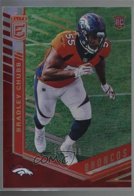 2018 Donruss Elite Rookies Red /199 Bradley Chubb #190 Rookie RC - Image 1 of 2