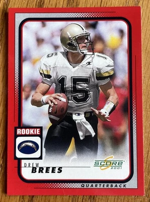 2001 Score Football “Drew Brees” Rookie #272 SD Chargers/Saints ‘NICE CARD!’ - Image 1 of 4