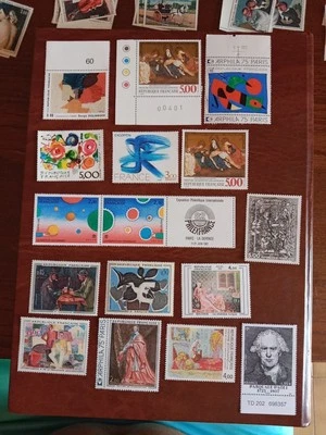 Timbres France Neuf Grand Format Lots De 16 Sans Charnières Gomme D Origine - Photo 1/4