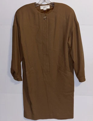 Vintage Jones New York Women’s Wool Dress Size 6 Brown Camel  - Image 1 of 4