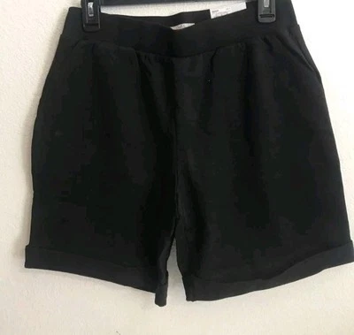 Women's Croft & Barrow Easy Pull-On Shorts ~Black~ Size Small~ NWT - Image 1 of 4