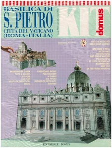 DOMUS Model Kit Basilica di S Pietro St Peters Rome Vatican Cardboard 1:43 Scale - Picture 1 of 4