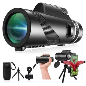 80x100 Monocular-Telescope High Powered for Smartphone Monoculars for Adults ... - Picture 1 of 6