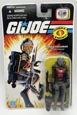 Boneco de ação GI Joe 25º aniversário Cobra Eel 3,75" Cobra Frogman 2008 Hasbro - Imagem 1 de 4